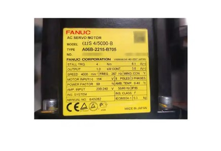 A06B-2215-B705 AiS Động Cơ Servo AC Fanuc 4/5000-B