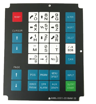 Gốc A98L-0001-0518 # M Mới Fanuc Bàn Phím Bàn Phím Màng