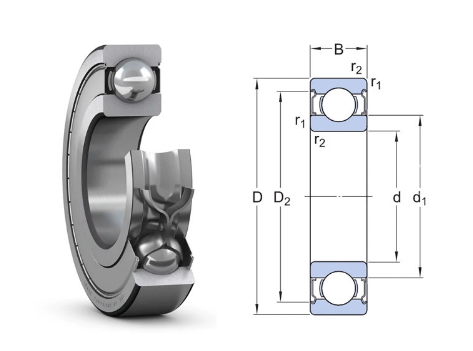 6204-2Z SKF