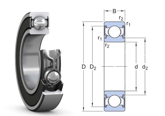 6008-2RS1/C3 SKF