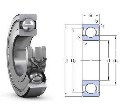 6014-2Z SKF