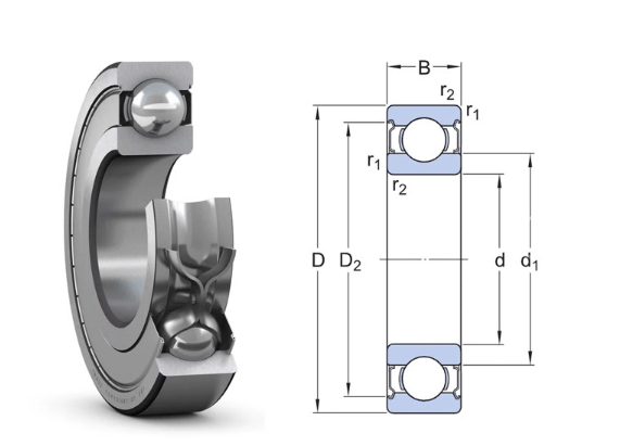 6221-2Z/C3 SKF